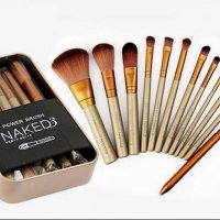  Професионален комплект от 12 четки за грим NAKED3 Urban Decay, снимка 3 - Други - 35371898