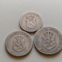 лот монети 1888 България - 3 броя, снимка 2 - Нумизматика и бонистика - 43505958