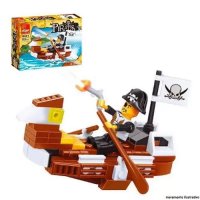 4 Модела Детски конструктори Пирати , 100+ части, снимка 4 - Конструктори - 38705545