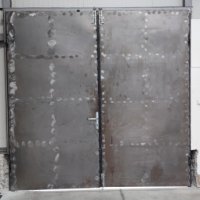 Продвам метална врата 2,50м х 2,50м с рамка за склад, снимка 3 - Друго търговско оборудване - 40710108