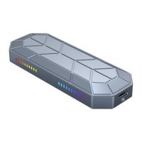 Кутия за M.2 NVMe SSD диск Orico M2VG01-C3-GY2 USB3.1 Type-C с RGB подсветка, снимка 3 - Друга електроника - 35542555