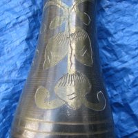 Месингова бронзова ваза-3бр, снимка 3 - Антикварни и старинни предмети - 28525601