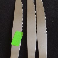 Три стари ножа с маркировка ACIER INOX перфектно състояние за КОЛЕКЦИЯ ДЕКОРАЦИЯ 42149, снимка 3 - Други ценни предмети - 43819132