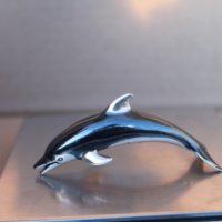 Сребърно делфинче , снимка 4 - Статуетки - 43869042