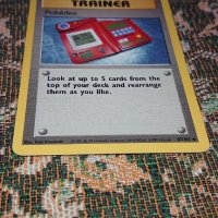 1995, 96, 98 Pokemon Pokedex Trainer Card 87/102 Base Set, снимка 4 - Колекции - 43954056