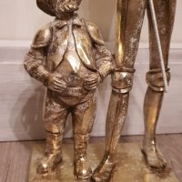 Дон Кихот и Санчо Панса–Голяма фигура от смола– 45см, снимка 3 - Антикварни и старинни предмети - 38709384