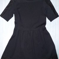 Черна рокля S/M , снимка 2 - Рокли - 38363558