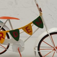 Метално ретро колело за декорация, снимка 4 - Антикварни и старинни предмети - 32430821