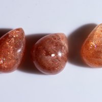 3 броя слънчев камък конфети 13.8ct капка кабошон #3, снимка 2 - Други - 43093474