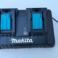 Makita DC18RD - Двойно бързо зарядно за 2 батерии с USB порт, снимка 1 - Други инструменти - 43628196
