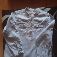 риза рае бяло и синьо , снимка 1 - Детски ризи - 26506149