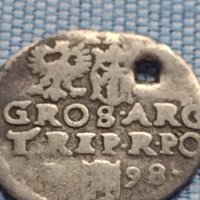 Сребърна монета 3 Гроша 1598г. Сигизмунд трети ПОЛША 13793, снимка 9 - Нумизматика и бонистика - 42968306