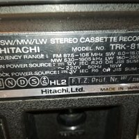 hitachi trk-8110e made in japan 0506212111, снимка 18 - Радиокасетофони, транзистори - 33117041