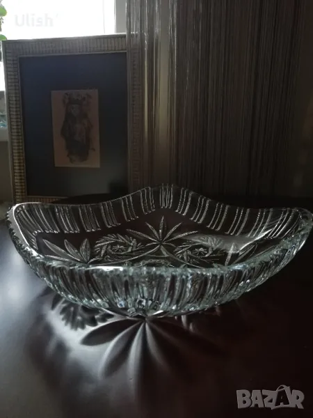 Кристална купа фруктиера, снимка 1