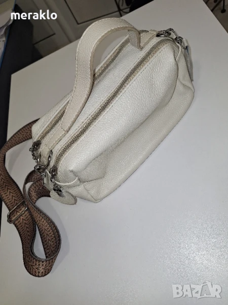 малка чанта естествена кожа , снимка 1