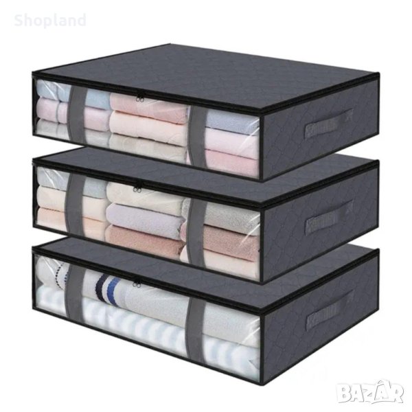 Комплект органайзери за съхранение на дрехи - 3 броя, снимка 1