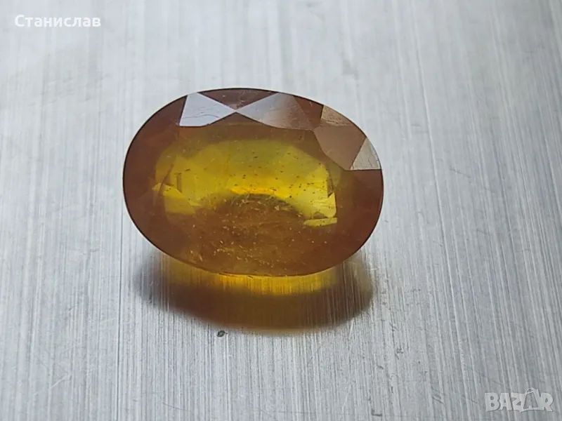 Естествен жълт сапфир 6.50 кт., снимка 1