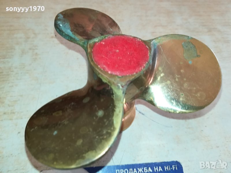 ВИНТ-ПРОПЕЛЕР-ПЕРКА СВЕЩНИК МЕД//МЕСИНГ 1401241247, снимка 1