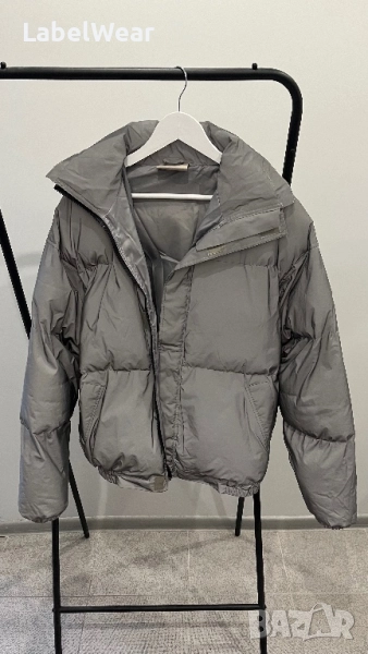 Essential X Fear of god Силвър рефлектив яке тип Бомбер, снимка 1