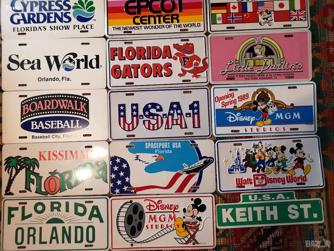 Регистрационни табели USA винтидж, снимка 1