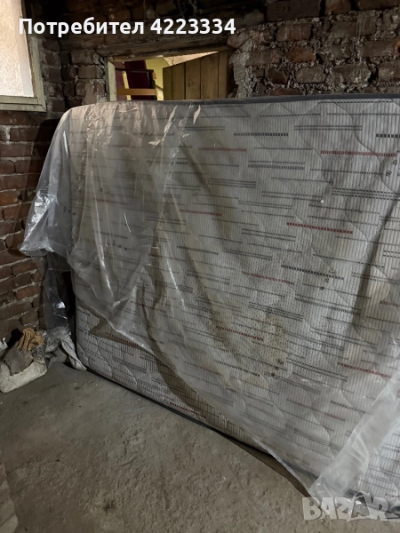 Матрак с дървена рамка 164 х 200см, снимка 1