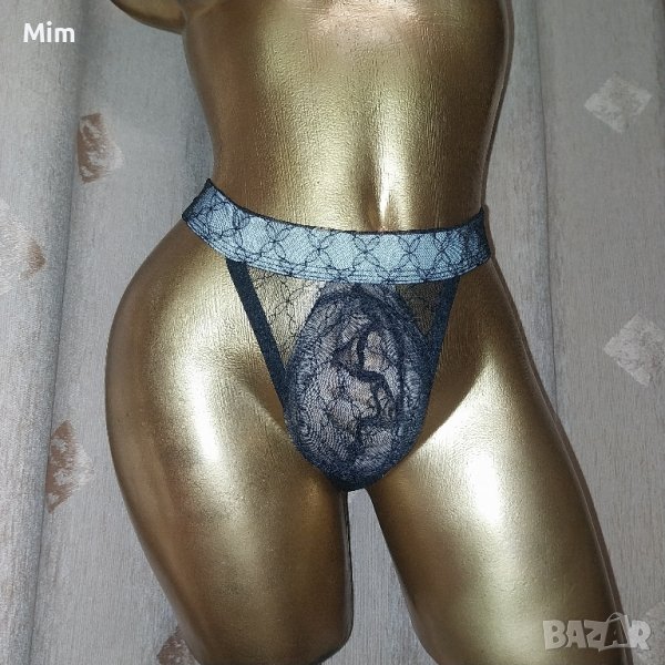 XL Бяла, дантелена мъжка прашка , снимка 1