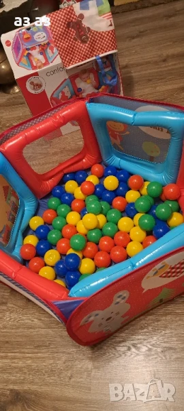 Baby fitness-сух басейн с меки топки и омекотени страни, снимка 1