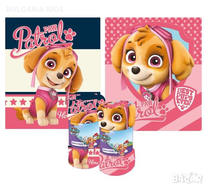 Детско поларено одеяло Пес Патрул PAW PATROL GIRL-ПРОМОЦИЯ!!!, снимка 1