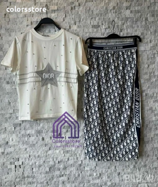 Комплект пола и тениска Dior/IM96, снимка 1