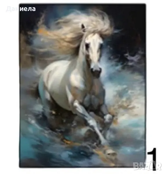 Картина с кон различни модели, снимка 1