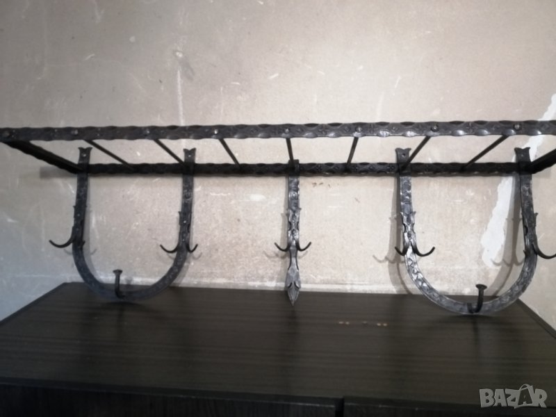 Стенна закачалка (Ковано желязо), снимка 1