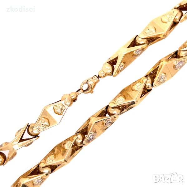 Златен синджир 32,25гр. 69,5см. 14кр. проба:585 модел:27844-1, снимка 1