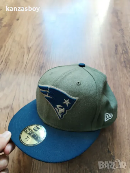 new era new england patriots - страхотна шапка КАТО НОВА 56.8см., снимка 1