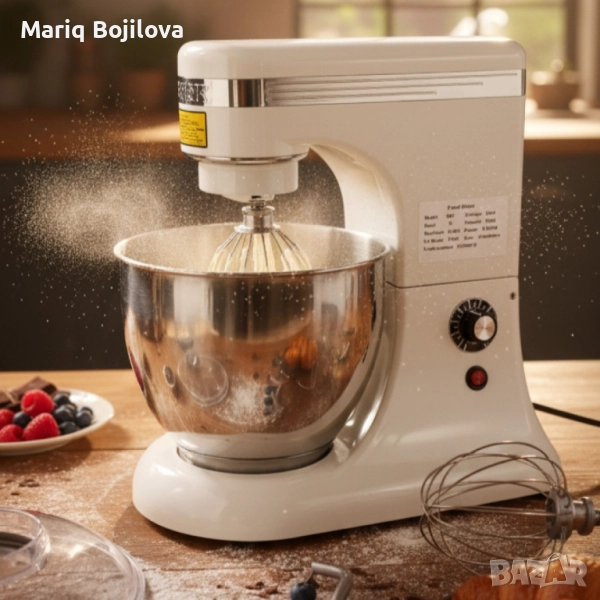 Планетарен миксер ST-BH7 – 7L професионален помощник в кухнята, снимка 1