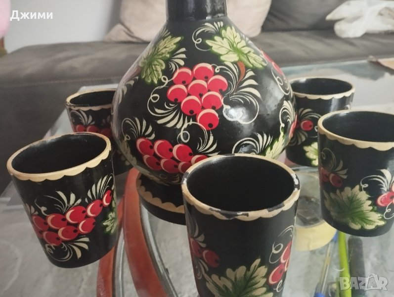 красив дървен комплект, снимка 1