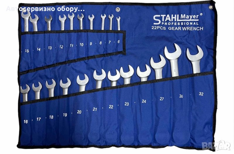 Звездогаечни тресчотни ключове чупещи 8-32мм , снимка 1