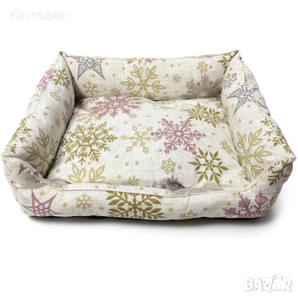 Легло за Кучета - 55см/45см/15см - Шарена разцветка 2, снимка 1