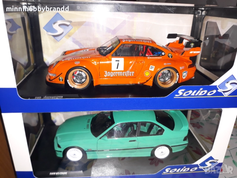 Bmw M3  Porsche 1.18 Solido, снимка 1