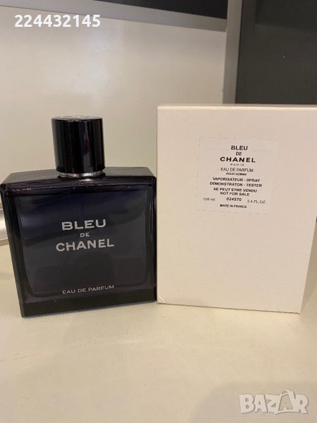 Chanel bleu 100 ml EDP Tester , снимка 1