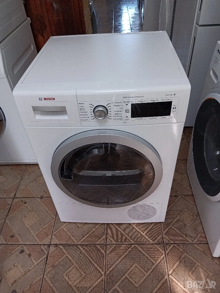 Сушилня с термопомпа Бош Bosch Serie 8 A+++ 8кг 2 години гаранция!, снимка 1