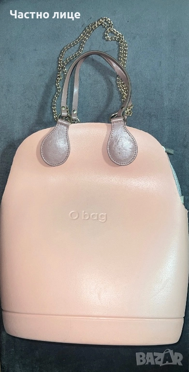  O bag оригинална чанта пудрено розово, снимка 1