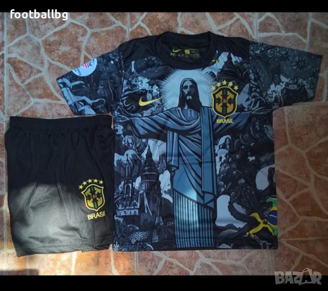 NEYMAR JR. 10 💛⚽️ Детско юношески футболни екипи ❤️⚽️ BRAZIL , снимка 1