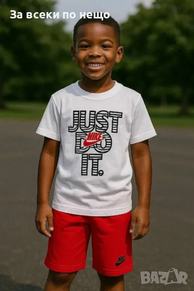 Nike Just Do It Дамски Комплект Тениска И Къси Панталони Найк Джъст Ду Ит Код B326, снимка 1