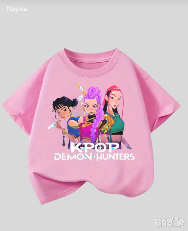 Тениска Kpop Demon Huntrix, снимка 1