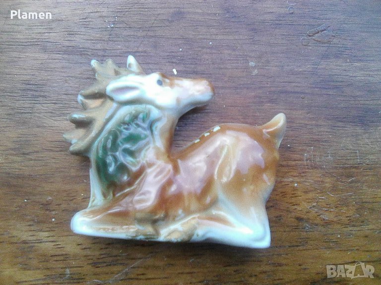 Порцеланова фигурка на лос, снимка 1
