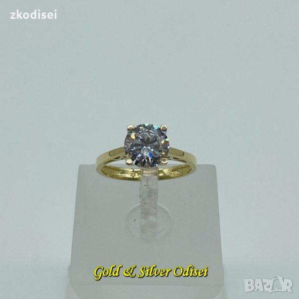 НОВ ЗЛАТЕН ПРЪСТЕН 2,83ГР. РАЗМЕР:53 14КР. ПРОБА:585 МОДЕЛ:828-5, снимка 1