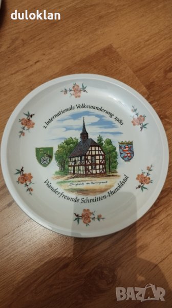 Красива порцеланова чиния за стена от  Германия, снимка 1