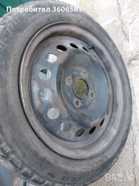 Външна резервна гума Alpin с джанта за Nissan Micra K11, снимка 1