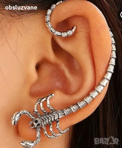 Обеци Скорпион, снимка 1