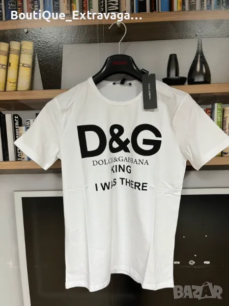 Мъжка тениска Dolce & Gabbana the King !!!, снимка 1